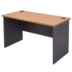 RAPID WORKER OPEN DESK 1200 x 600 x 730 BEECH IRONSTONE