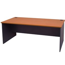 RAPID WORKER OPEN DESK 1800 x 900 x 730 CHERRY IRONSTONE