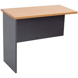 RAPID WORKER OPEN DESK RETURN 1200x600 FITS FNX-CDK DESKS BEECH IRONSTONE