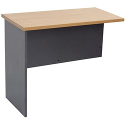 RAPID WORKER OPEN DESK RETURN 900x450 FITS FNX-CDK DESKS BEECH IRONSTONE