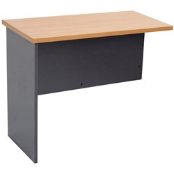 RAPID WORKER OPEN DESK RETURN 900x600 FITS FNX-CDK DESKS BEECH IRONSTONE