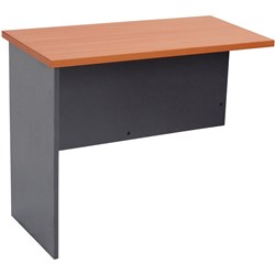 RAPID WORKER OPEN DESK RETURN 900x600 FITS FNX-CDK DESKS CHERRY IRONSTONE