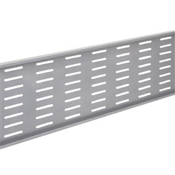 Span Desk Steel Modesty Panel Requires Rapid Span Legs to Make 1500W Desk Silver Grey