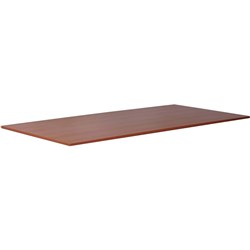 Rapidline Melamine Rectangle Table Top Only 25mm Thick 1500Wx750D Cherry