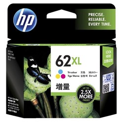 HP 62 XL COLOUR INK CARTRIDGE  415 PG