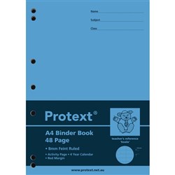 PROTEXT BINDER BOOK A4 8mm Ruled 48pgs - Koala