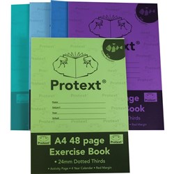 PROTEXT EXERCISE BOOK A4 48pgs 24mm D T Fish