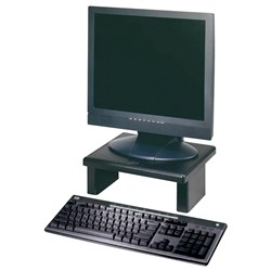 DAC MONITOR RISER SUITS LCD BLK  (MONITOR & KEYBOARD NOT INCLUDED) 122MM HIGH