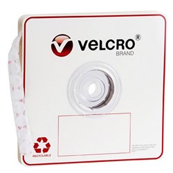 VELCRO BULK PACK LOOP SPOTS 22MM WHITE 900 PER PACK