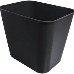 SWS WASTE PAPER BIN 15 LITRE BLACK