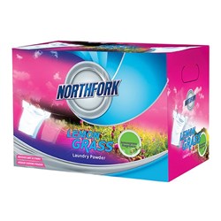 NORTHFORK LAUNDRY POWDER 15KG LEMON GRASS BLUE TOP LOAD ONLY