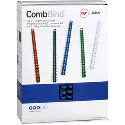 BINDING COMBS IBICO  BLUE 16MM A4