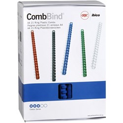 BINDING COMBS IBICO BLUE 19MM A4