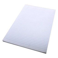 Quill 01092 Pad Super Bond A4 60Gsm 100 Leaf writting lined both sides note pad