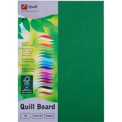 XL MULTIBOARD 2OOGSM A4 PACK OF 50 EMERALD/GREEN