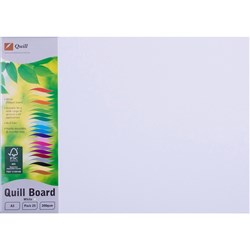 Quill Board WHITE 210GSM A3 Pack of 25
