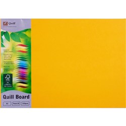 Quill Board Sunshine 210GSM A3 Pack 25