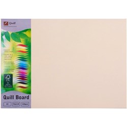 Quill Board Cream 210GSM A3 Pack 25