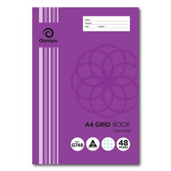 GRID BOOK A4 7MM 48 PAGE 140752  G748  BTS