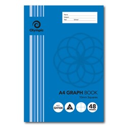 GRAPH BOOK OLYMPIC 48PG A4 10MM 140838  GH104  BTS