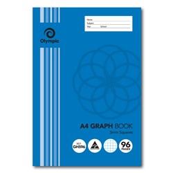 OLYMPIC GRAPH BOOK A4 96 PG 5MM 140839  GH596  BTS