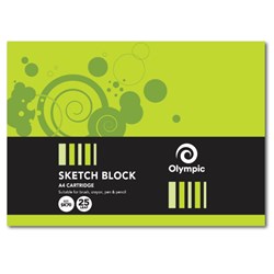 SKETCH BLOCK A4 CARTRIDGE OLYMPIC GREEN NO.70