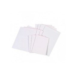 OFFICE PADS WHITE BANK A5 210x148mm PLAIN BLANK PAD