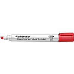 STAEDTLER 351 B WHITEBOARD MARKER RED CHISEL TIP