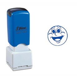 SHINY MERIT STAMP BLUE SMILEY