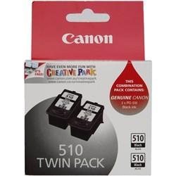CANON PG 510 TWIN PACK BLACK