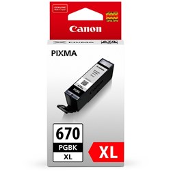 CANON 670 XL BLACK CARTRIDGE