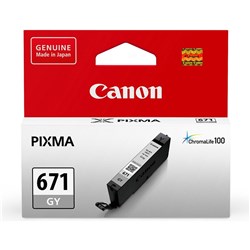 CANON CLI 671 GY INK CARTRIDGE Grey