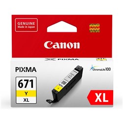 CANON 671 XL YELLOW INK CARTRIDGE