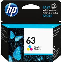 HP 63 TRI COLOUR CARTRIDGE