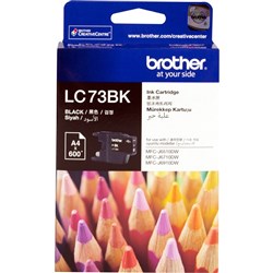 BROTHER LC73 BLACK INK CARTRIDGE