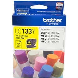 BROTHER LC133 YELLOW CARTRIDGE FOR MFC-J4510DW