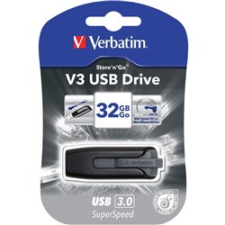 VERBATIM V3 USB DRIVE 32GB Flash Drive