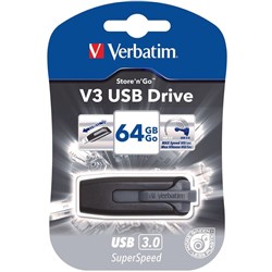 VERBATIM STORE'N'GO USB 64GB V3 USB Flash Drive 3.0 64GB