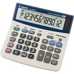 CANON TX220TS DESKTOP CALCULATOR 12 DIGIT