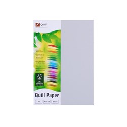 QUILL A4 XL MULTIOFFICE PAPER 80gsm Grey   90065 PACK 100 SHEETS