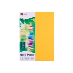 QUILL A4 XL MULTIOFFICE PAPER 80gsm Sunshine PACK 100 SHEETS