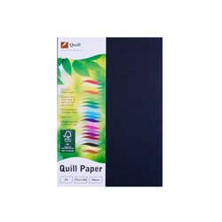 QUILL A4 XL MULTIOFFICE PAPER 80gsm Black  90071 PACK 100 SHEETS