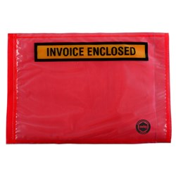CUMBERLAND PACKAGING ENVELOPES Invoice Enclosed Red Bx1000 165 x 115mm