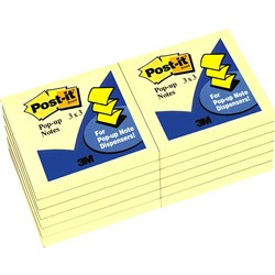 POST IT POP UP NOTES YELLOW  R330-YW 100 SHEET  Full Packed Code 3002434