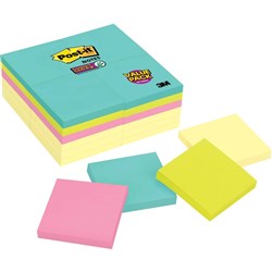 POST-IT MIAMI 654-23SSCYM Super Sticky Notes-75mmx75mm 90 sheets, 24 pack DISCONTINUE