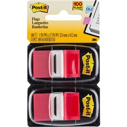 POST IT FLAG 680-RD2 RED TWIN PACK