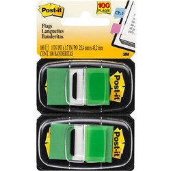 POST IT FLAG 680-GN2 GREEN TWIN PACK