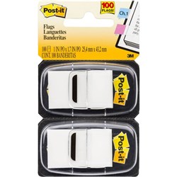 POST IT FLAG 680-WE2 WHITE TWIN PACK