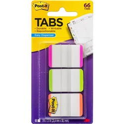 POST-IT DURABLE TABS Index 686l-pgo Orange/Pink Green PACK OF 66