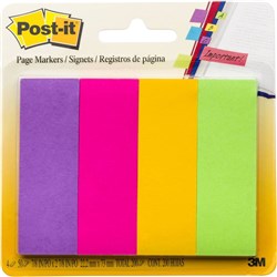 POST-IT PAGE MARKERS 671-4AU 25X76MM ULTRA 50 SHEETS/PAD PACK OF 4